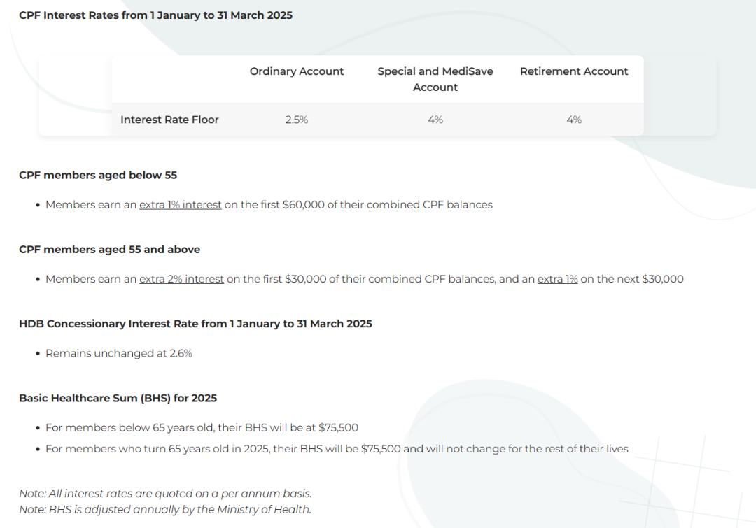 新加坡CPF保底利率提至4%且基本保健存款增加